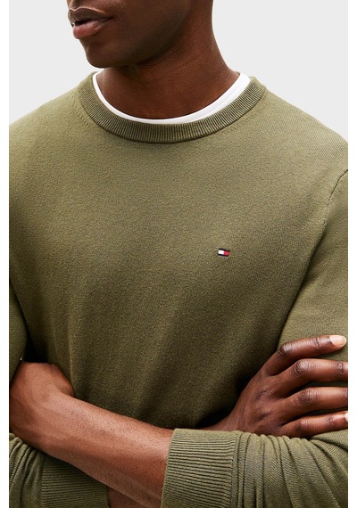 Tommy Hilfiger Erkek Kazak Mw0mw28046 Mt1 Yeşil Yeşil