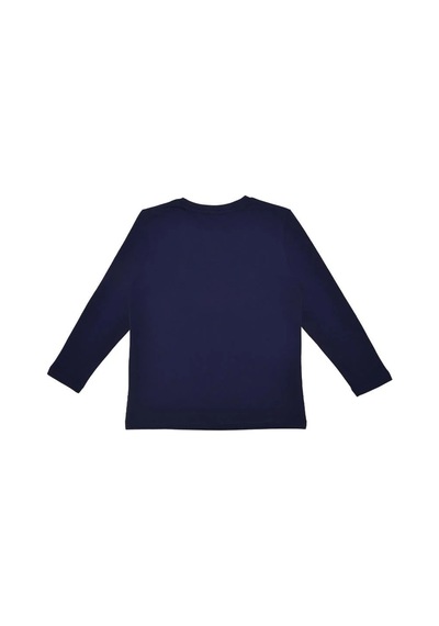 United Colors Of Benetton Bnt-b21643 Erkek Çocuk Uzun Kollu Tshirt Lacivert