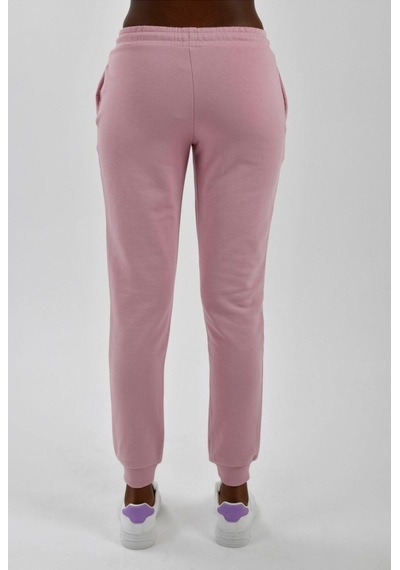 Kadın Yanları Cepli Beli Büzgülü Jogger Eşofman Altı Pembe