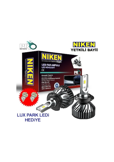 Niken Pro serisi Led Xenon Far H1-H3-H4-H7-H11-9005-9006-H10-H15-H8-H9 152203484