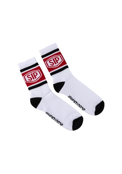 Sıp Scootershop Sıp Çorap - Tape Logo Beyaz/kırmızı/siyah 41-46 / Sıp Diğer