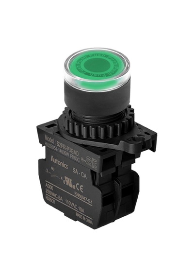 Autonics S2pr-p3galm ,kontak-1a Yeşil-220v Yaylı M22 Buton