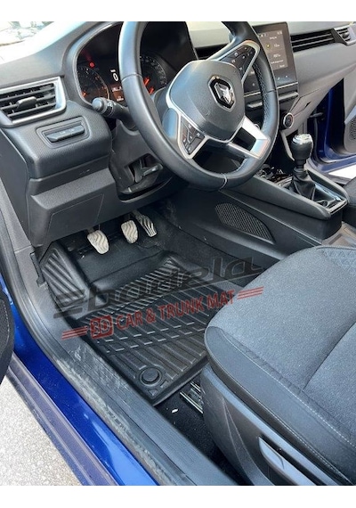 2025 Renault Clio 5 3d Kauçuk Kokusuz Havuzlu Paspas