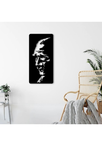Atatürk'ün Portresi Metal Duvar Dekoru