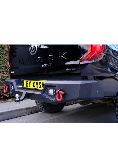 Omsa Vw Amarok Dakar V2 Çelik Arka Tampon Ledli Kör Nokta Sistemi Özel Tasarım 2022 Ve Sonrası