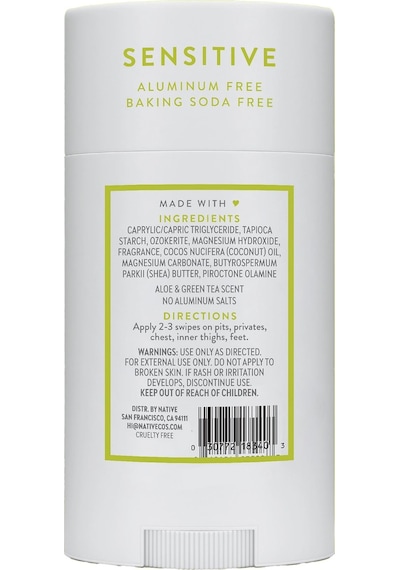 Native Sensitive Aloe & Green Tea Alüminyumsuz Stick Deodorant 75gr