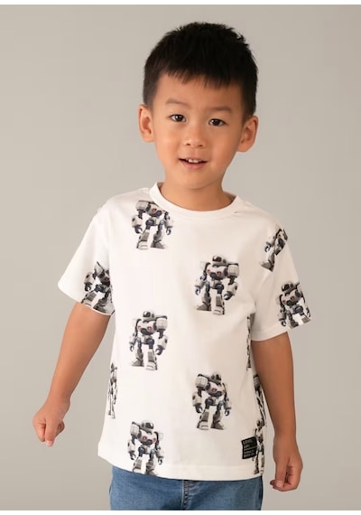 Mayoral Erkek Çocuk T-shirt 3068 Krem