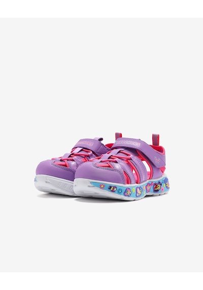 Skechers Play Scene Splash - Cute Crew Küçük Kız Çocuk Mor Sandalet 303162n Lvmt Mor