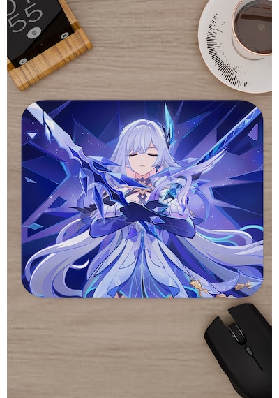 Skirk Genshin Impact Anime Gacha V1 - 22x18 Gaming Mouse Pad Fare Altlığı