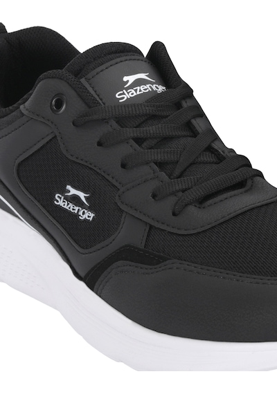 Slazenger Iconas I Erkek Siyah / Beyaz Günlük Spor Ayakkabısı Siyah - Beyaz
