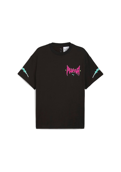 Puma Hoops X Rick And Morty Tee I Erkek Yetişkin T-shirt SIYAH