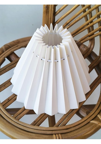Mini Boy Maşalı Avize Abajur Başlığı Mum Ampul Üstüne Takılır 14cm Diğer