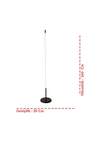 Linear Modern Düz Led Avize 3 Renk Salon Ve Yatak Odası İçin Siyah