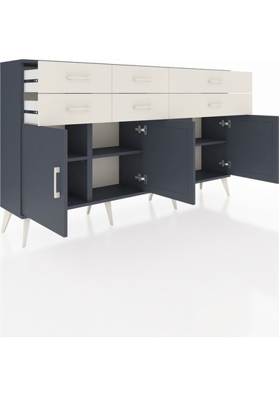 Arges Konsol 3 Raflı 6 Çekmeceli 4 Kapaklı 176x30x99 Antrasit-antrasit/aytaşı Antrasıt/aytası - Antrasıt Arges Konsol 3 Raflı 6 Çekmeceli 4 Kapaklı 176x30x99 Antrasit-antrasit/aytaşı Antrasıt/aytası - Antrasıt