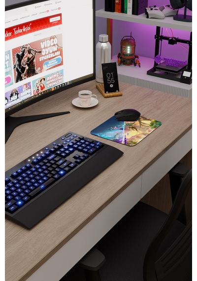 Split Fiction Kaymaz Dikişli Kauçuk Oyuncu Mousepad V1 - 22x18 Gaming Mouse Pad Fare Altlığı