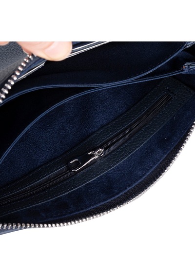 Bloominbag Forte Wrist Midnight Navy Unisex Kilitli Clutch Çanta Lacivert