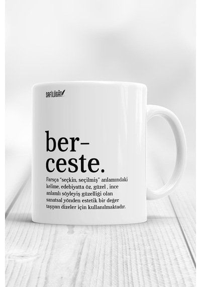Berceste Kupa Bardak Beyaz