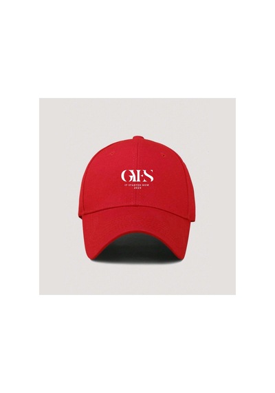Caxis It Started Now 2024 Unisex Klasık Model Ayarlanabilir Çırtlı Şapka Orijinal Kırmızı