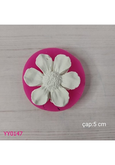 Yy0147 Altı Yapraklı Çiçek Silikon Kalıp