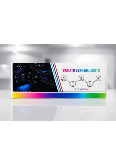 Oto Rgb İç Ambiyans Ledi Ayak Altı Led 12 Led Ayak Altı Aydınlatma Rgb