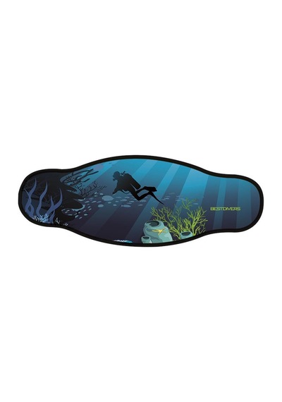 BestDivers Maske Arkalığı ABYSS Neopren Gri