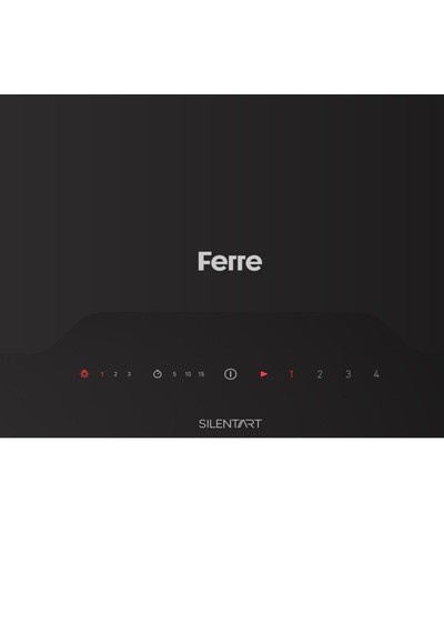 Ferre SS205+D063-SA 2'li Ankastre Set Siyah