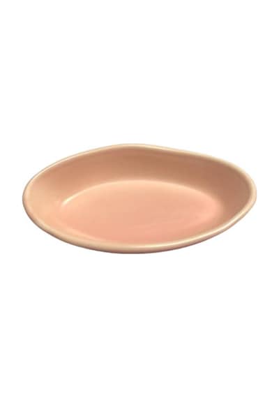 Keramika Deniz Çerezlik 14 Cm Mat Açık Pembe Pembe