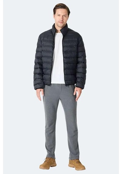 Slazenger Braum Erkek Puffer Şişme Mont Siyah