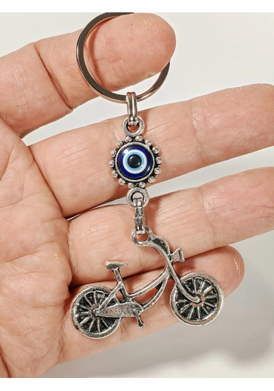Moncuk Design Bisiklet Döküm Metal Anahtarlık Çok Renkli