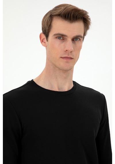 U.S. Polo Assn. Erkek Regular Fit Bisiklet Yaka Siyah Sweatshirt 50293471-VR046 U.S. Polo Assn. Erkek Regular Fit Bisiklet Yaka Siyah Sweatshirt 50293471-VR046