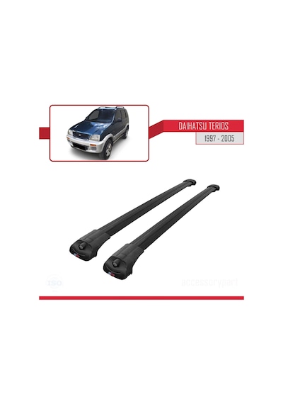 Rası İle Uyumlu Ace-1 Ara Atkı Tavan Barı Siyah