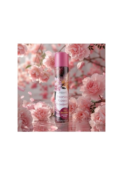 Urban Kuru Şampuan 200ml Peonies Roses Bouquet Tüm Saç Tipleri