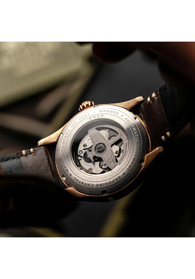 Avı-8 Spitfire Smith Av-4090-06 Otomatik Erkek Kol Saati Bronz