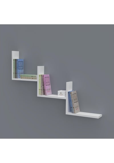 Kenzlife kitaplık günan 060*090*20 byz duvar rafı