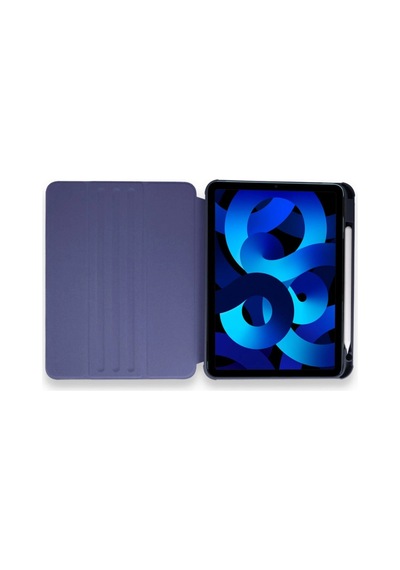 Apple İpad Pro 11 2021 Kılıf Ling 360 Kalemlikli Tablet Kılıf - Lacivert Arka Kapak