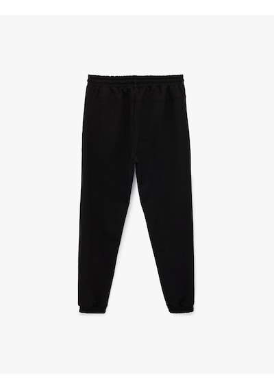 Koton Regular Fit Fermuarlı Cepli Pamuklu Beli Bağcıklı Jogger Eşofman Altı Gri 6sam40013mk
