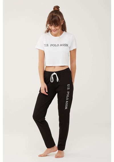 U.S. Polo Assn. Kadın Siyah Pijama Altı 16601 Siyah