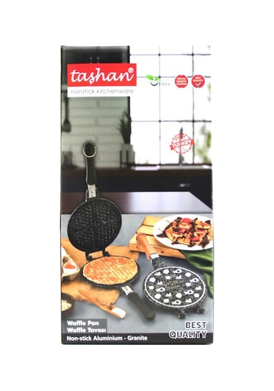 Taşhan Tr-34-098750 20 Cm Granit Döküm Waffle Tava - Bakalit Saplı
