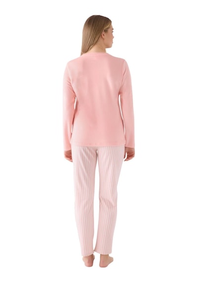 Rolypoly Roly Poly Kadın Pop Corn Cınema Time Uzun Kollu Pijama Takım Pembe