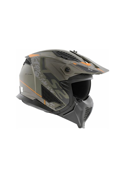 Ls2 Drıfter Devor Mat Kum Vizör Kask Siyah