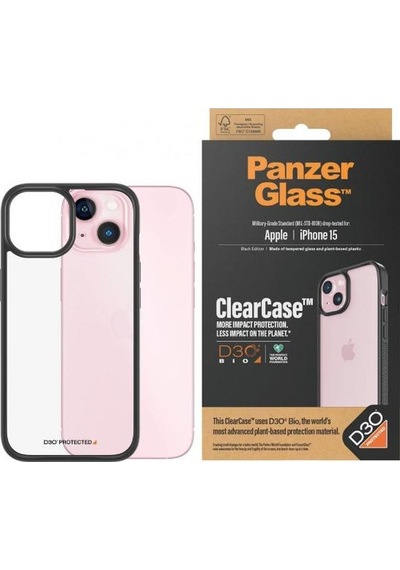 Apple Uyumlu iPhone 15 Clearcase D3o Kapak