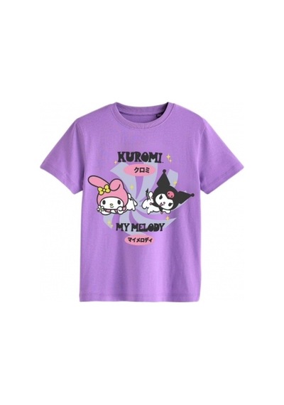 Sea Bubbles Kuromi Kız Çocuk Tişört St10396 Lila