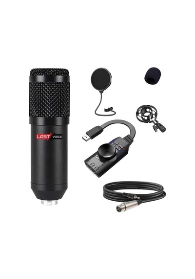 Lastvoice Bm800bta Gaming 7.1 Ses Kartı Ve Mikrofon Seti Canlı Yayın Lol Pubg