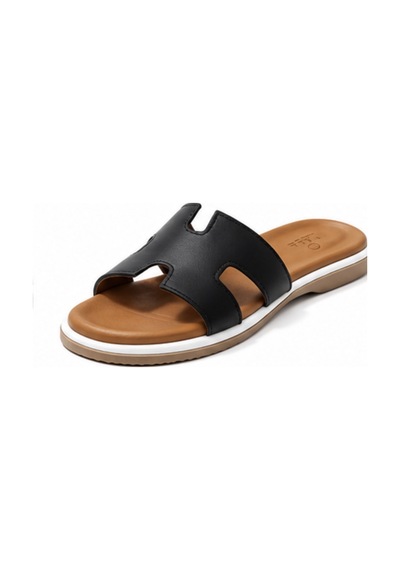 N Napa Shoe Np.1202.siyah Deri Terlik