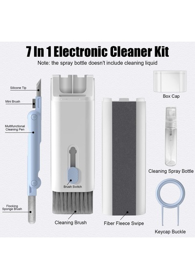 7'si 1 Arada Elektronik Temizleyici Kiti, Fırçalı Klavye Temizleyici Kiti, Airpods Pro İçin 3'ü 1 Arada Temizleme Kalemi, Kulaklık, Klavye, Dizüstü Bilgisayar, Telefon, Pc Monitörü İçin Çok 7'si 1 Arada Elektronik Temizleyici Kiti, Fırçalı Klavye Temizleyici Kiti, Airpods Pro İçin 3'ü 1 Arada Temizleme Kalemi, Kulaklık, Klavye, Dizüstü Bilgisayar, Telefon, Pc Monitörü İçin Çok