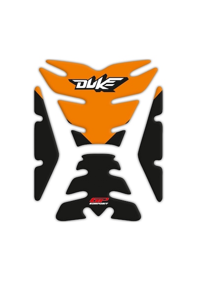 Gp Kompozit Tank Pad Seti 4 Parça Turuncu-siyah Ktm Duke 250 11-2