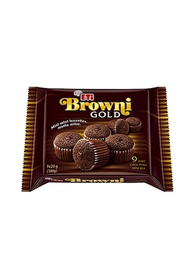 Eti Browni Gold Kakaolu 180 Gr X 3 Adet