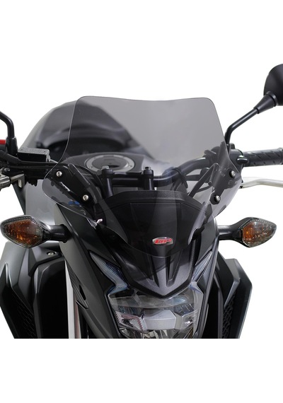 Gp Kompozit Honda Cb500f 2014-2020 Uyumlu Kısa Ön Cam Füme 30cm