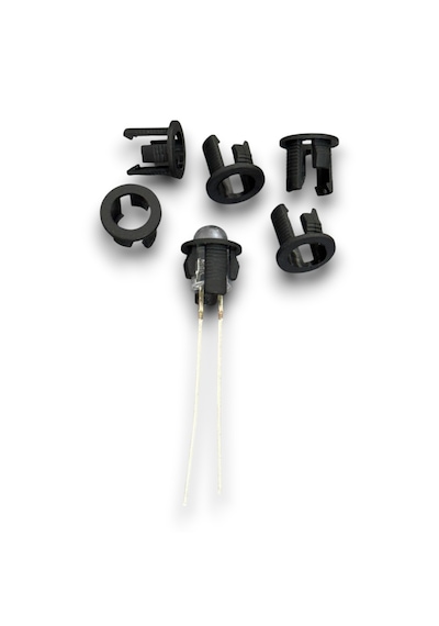 5mm Plastik Led Yuvası Led Kılıfı - 50 Adet