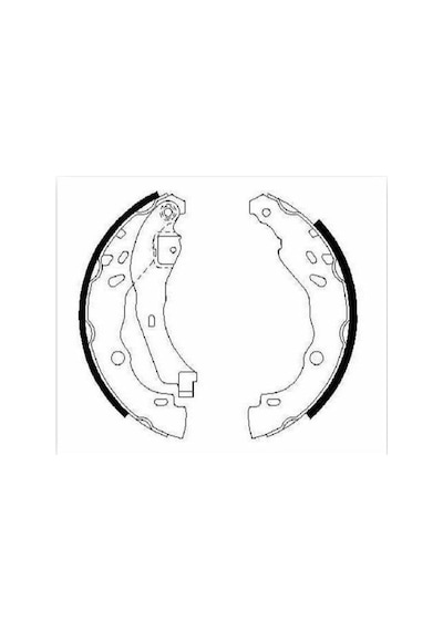 Renault Clio Symbol Arka Fren Balatasi 2013-2020 7701207178 Mga54118 0.9, 1.0, 1.2, 1.5 Dcı